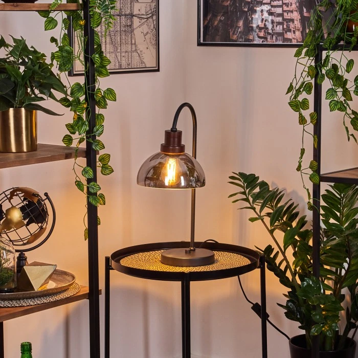 Hofstein Aannestad Tischleuchte Schwarz, Braun, 1-flammig 13 Hofstein Aannestad Tischleuchte Schwarz, Braun, 1-flammig – Bild 11