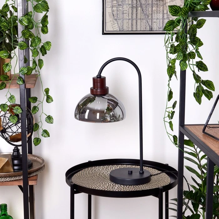 Hofstein Aannestad Tischleuchte Schwarz, Braun, 1-flammig 14 Hofstein Aannestad Tischleuchte Schwarz, Braun, 1-flammig – Bild 12