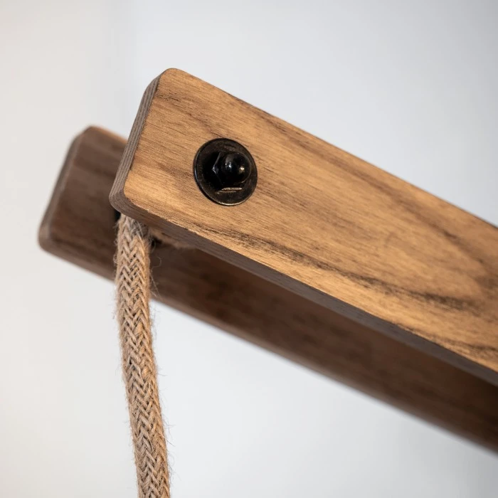 Hofstein Aarhus Tischleuchte Schwarz, Holz dunkel, 1-flammig 14 Hofstein Aarhus Tischleuchte Schwarz, Holz dunkel, 1-flammig – Bild 12