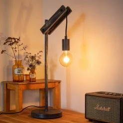 Hofstein Aarhus Tischleuchte Schwarz, Grau, 1-flammig 18 Hofstein Aarhus Tischleuchte Schwarz, Grau, 1-flammig -Günstiges Tischlampen Geschäft aarhus tischleuchte h3326367 2