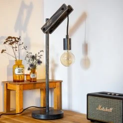 Hofstein Aarhus Tischleuchte Schwarz, Grau, 1-flammig 19 Hofstein Aarhus Tischleuchte Schwarz, Grau, 1-flammig -Günstiges Tischlampen Geschäft aarhus tischleuchte h3326367 3