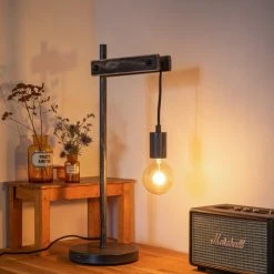 Hofstein Aarhus Tischleuchte Schwarz, Grau, 1-flammig 22 Hofstein Aarhus Tischleuchte Schwarz, Grau, 1-flammig -Günstiges Tischlampen Geschäft aarhus tischleuchte h3326367 6