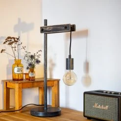 Hofstein Aarhus Tischleuchte Schwarz, Grau, 1-flammig 23 Hofstein Aarhus Tischleuchte Schwarz, Grau, 1-flammig -Günstiges Tischlampen Geschäft aarhus tischleuchte h3326367 7