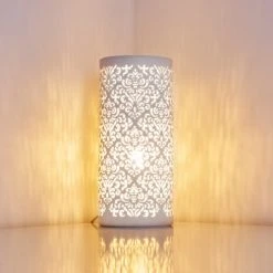 Hofstein Aberjona Tischleuchte Wei&szlig;, 1-flammig -Günstiges Tischlampen Geschäft aberjona tischleuchte h3362211 10