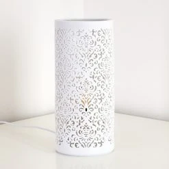 Hofstein Aberjona Tischleuchte Wei&szlig;, 1-flammig -Günstiges Tischlampen Geschäft aberjona tischleuchte h3362211 15