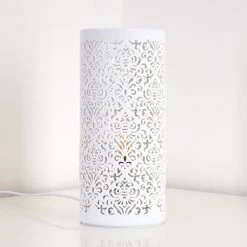 Hofstein Aberjona Tischleuchte Wei&szlig;, 1-flammig -Günstiges Tischlampen Geschäft aberjona tischleuchte h3362211 3