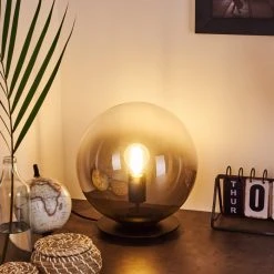 Hofstein Ahanga Tischleuchte Schwarz, 1-flammig -Günstiges Tischlampen Geschäft ahanga tischleuchte h3407806 10