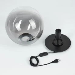 Hofstein Ahanga Tischleuchte Schwarz, 1-flammig -Günstiges Tischlampen Geschäft ahanga tischleuchte h3407806 4