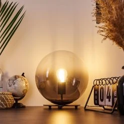 Hofstein Ahanga Tischleuchte Schwarz, 1-flammig -Günstiges Tischlampen Geschäft ahanga tischleuchte h3407806 6