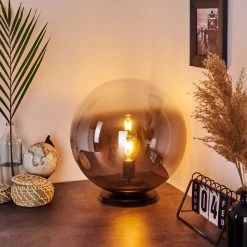 Hofstein Ahanga Tischleuchte Schwarz, 1-flammig -Günstiges Tischlampen Geschäft ahanga tischleuchte h3407905 8