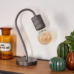 Hofstein Ajaccio Tischleuchte Nickel-Matt, 1-flammig -Günstiges Tischlampen Geschäft ajaccio tischleuchte h3535875 9