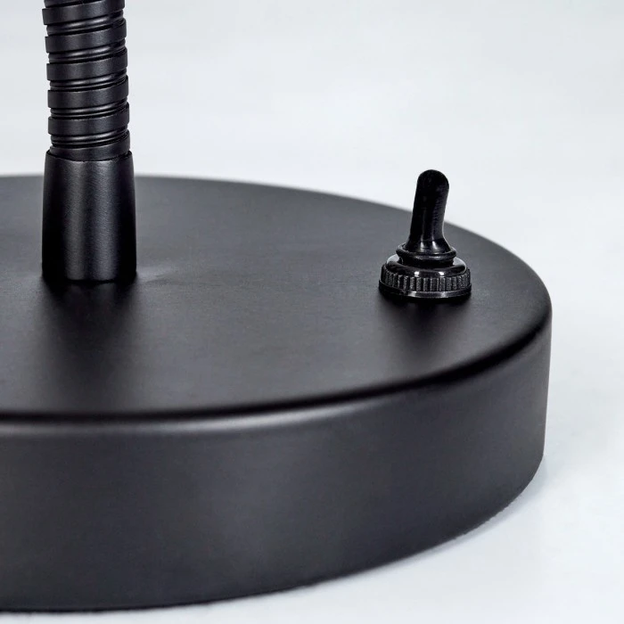 Hofstein Ajaccio Tischleuchte Schwarz, 1-flammig 8 Hofstein Ajaccio Tischleuchte Schwarz, 1-flammig – Bild 6