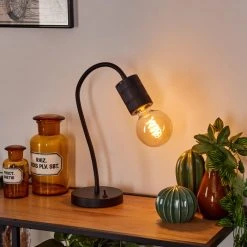 Hofstein Ajaccio Tischleuchte Schwarz, 1-flammig 19 Hofstein Ajaccio Tischleuchte Schwarz, 1-flammig -Günstiges Tischlampen Geschäft ajaccio tischleuchte h3535899 6