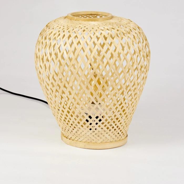 Hofstein Alavi Tischleuchte Naturfarben, 1-flammig 10 Hofstein Alavi Tischleuchte Naturfarben, 1-flammig – Bild 8