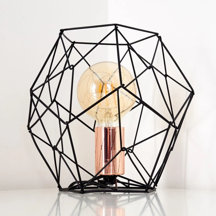 Hofstein Albion Tischleuchte Kupferfarben, 1-flammig 13 Hofstein Albion Tischleuchte Kupferfarben, 1-flammig – Bild 11