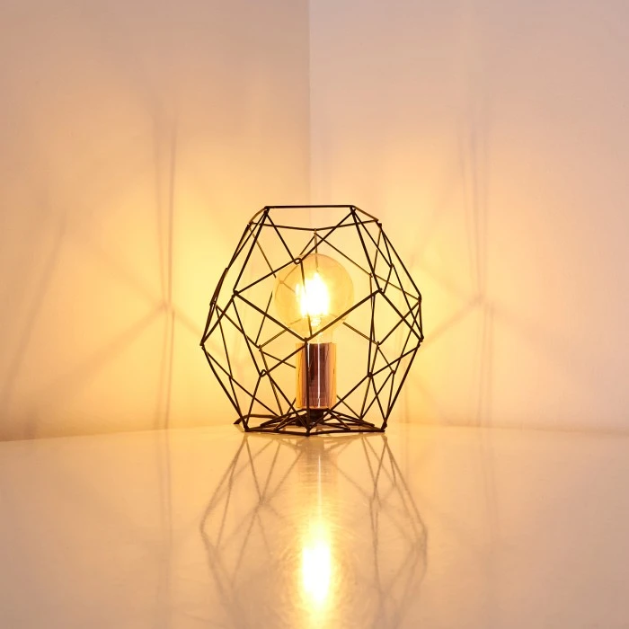 Hofstein Albion Tischleuchte Kupferfarben, 1-flammig 16 Hofstein Albion Tischleuchte Kupferfarben, 1-flammig – Bild 14