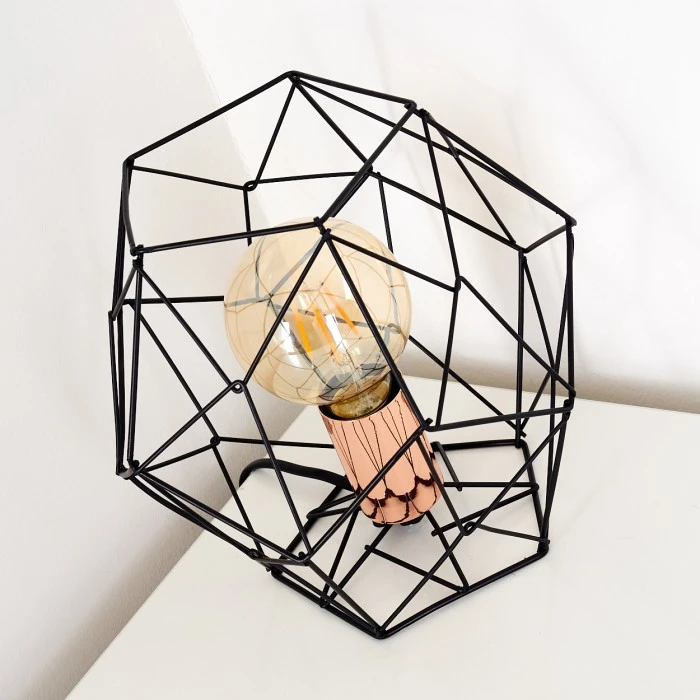 Hofstein Albion Tischleuchte Kupferfarben, 1-flammig 17 Hofstein Albion Tischleuchte Kupferfarben, 1-flammig – Bild 15