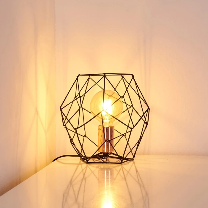 Hofstein Albion Tischleuchte Kupferfarben, 1-flammig 18 Hofstein Albion Tischleuchte Kupferfarben, 1-flammig – Bild 16