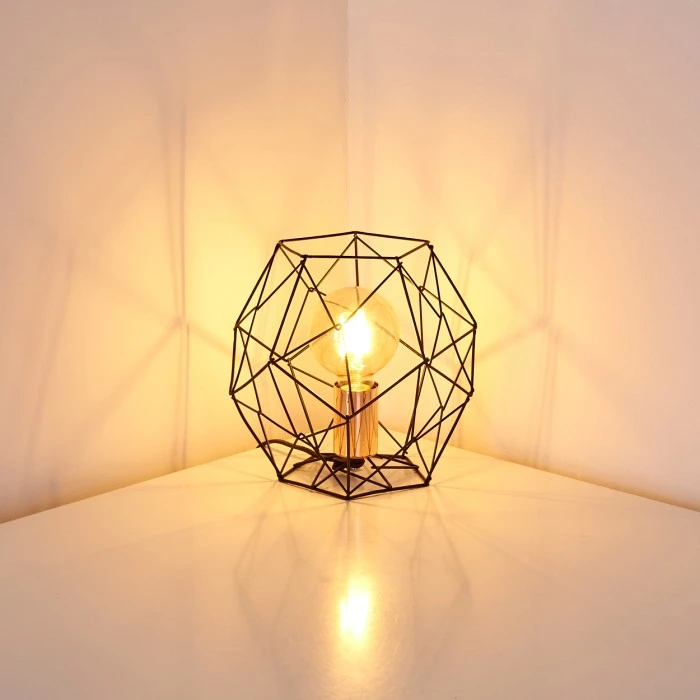 Hofstein Albion Tischleuchte Kupferfarben, 1-flammig 8 Hofstein Albion Tischleuchte Kupferfarben, 1-flammig – Bild 6