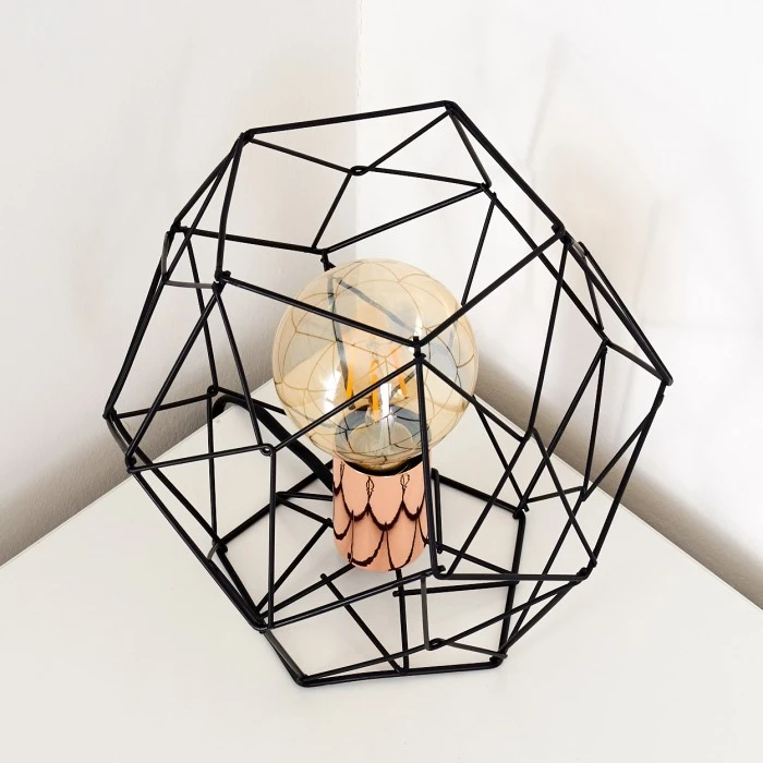 Hofstein Albion Tischleuchte Kupferfarben, 1-flammig 11 Hofstein Albion Tischleuchte Kupferfarben, 1-flammig – Bild 9