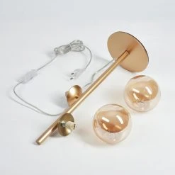 Hofstein Alden Tischleuchte Messing, 2-flammig 16 Hofstein Alden Tischleuchte Messing, 2-flammig -Günstiges Tischlampen Geschäft alden tischleuchte h3535462 4