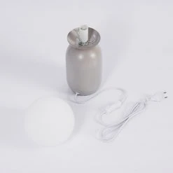 Hofstein Alolas Tischleuchte Grau, 1-flammig -Günstiges Tischlampen Geschäft alolas tischleuchte h3386910 4