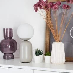 Hofstein Alolas Tischleuchte Grau, 1-flammig -Günstiges Tischlampen Geschäft alolas tischleuchte h3386910 9