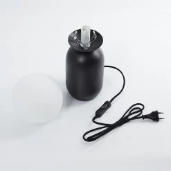 Hofstein Alolas Tischleuchte Grau, 1-flammig 17 Hofstein Alolas Tischleuchte Grau, 1-flammig -Günstiges Tischlampen Geschäft alolas tischleuchte h3396230 4