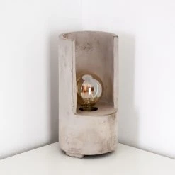 Hofstein Amite Tischleuchte Grau, 1-flammig -Günstiges Tischlampen Geschäft amite tischleuchte h3316993 13