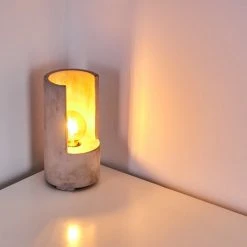 Hofstein Amite Tischleuchte Grau, 1-flammig -Günstiges Tischlampen Geschäft amite tischleuchte h3316993 4