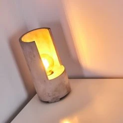 Hofstein Amite Tischleuchte Grau, 1-flammig -Günstiges Tischlampen Geschäft amite tischleuchte h3316993 8