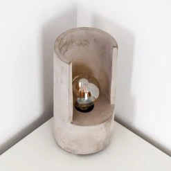 Hofstein Amite Tischleuchte Grau, 1-flammig -Günstiges Tischlampen Geschäft amite tischleuchte h3316993 9