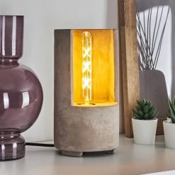 Hofstein Amite Tischleuchte Grau, 1-flammig -Günstiges Tischlampen Geschäft amite tischleuchte h3390023 10