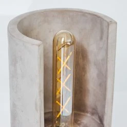 Hofstein Amite Tischleuchte Grau, 1-flammig -Günstiges Tischlampen Geschäft amite tischleuchte h3390023 2