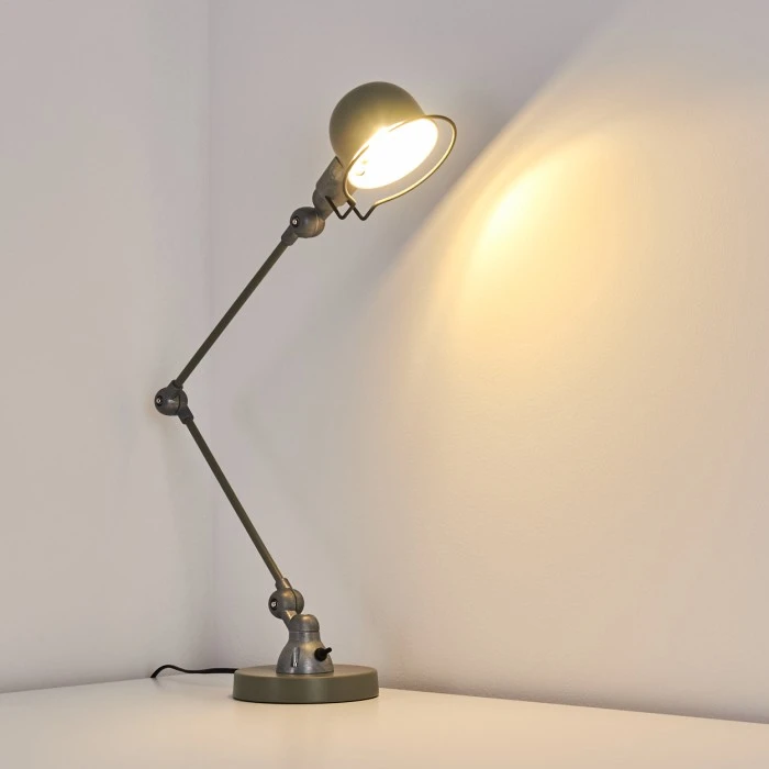 Hofstein Arild Tischleuchte Silber, Grün, 1-flammig 5 Hofstein Arild Tischleuchte Silber, Grün, 1-flammig – Bild 3