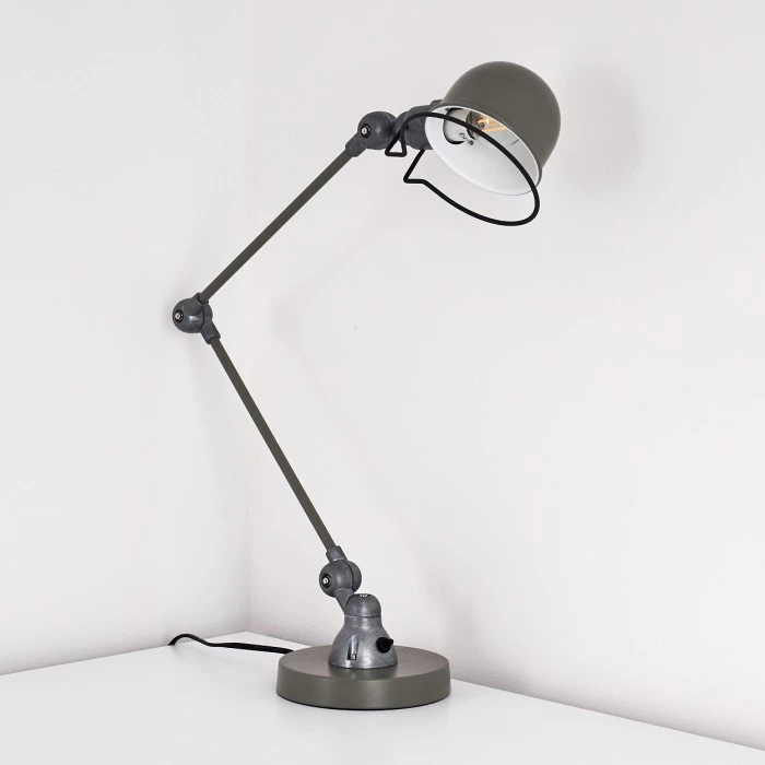 Hofstein Arild Tischleuchte Silber, Grün, 1-flammig 6 Hofstein Arild Tischleuchte Silber, Grün, 1-flammig – Bild 4