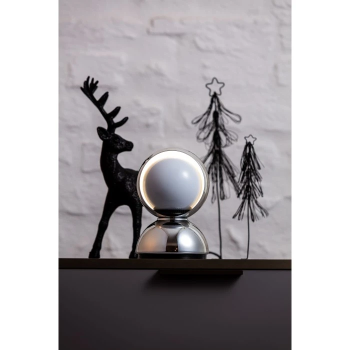 Artemide Eclisse Tischleuchte Silber, 1-flammig 8 Artemide Eclisse Tischleuchte Silber, 1-flammig – Bild 6