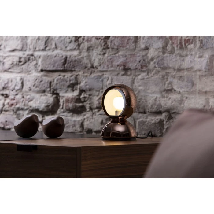 Artemide Eclisse Tischleuchte Kupferfarben, 1-flammig 3 Artemide Eclisse Tischleuchte Kupferfarben, 1-flammig