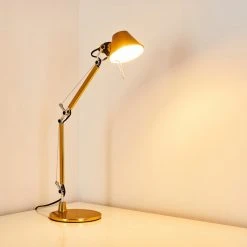 Artemide TOLOMEO MICRO Tischleuchte Gelb, 1-flammig, Farbwechsler -Günstiges Tischlampen Geschäft artemide tolomeo micro tischleuchte 0011860a 12