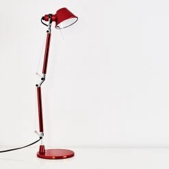 Artemide TOLOMEO MICRO Tischleuchte Rot, 1-flammig -Günstiges Tischlampen Geschäft artemide tolomeo micro tischleuchte a011810 12