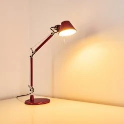 Artemide TOLOMEO MICRO Tischleuchte Rot, 1-flammig -Günstiges Tischlampen Geschäft artemide tolomeo micro tischleuchte a011810 5
