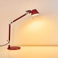 Artemide TOLOMEO MICRO Tischleuchte Rot, 1-flammig -Günstiges Tischlampen Geschäft artemide tolomeo micro tischleuchte a011810 7
