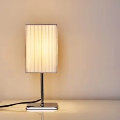 Hofstein Auman Tischleuchte Chrom, 1-flammig -Günstiges Tischlampen Geschäft auman tischleuchte h3094792 do1 9