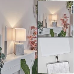 Hofstein Aveleda Tischleuchte Chrom, Silber, 1-flammig