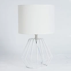 Hofstein Avon Tischleuchte Weiß, 1-flammig -Günstiges Tischlampen Geschäft avon tischleuchte h3455142 7