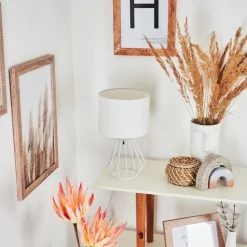 Hofstein Avon Tischleuchte Weiß, 1-flammig -Günstiges Tischlampen Geschäft avon tischleuchte h3455142 9