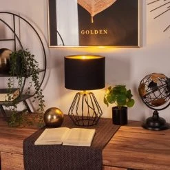 Hofstein Avon Tischleuchte Schwarz, 1-flammig -Günstiges Tischlampen Geschäft avon tischleuchte h3455463 6