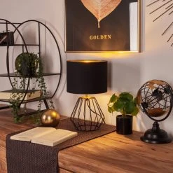 Hofstein Avon Tischleuchte Schwarz, 1-flammig -Günstiges Tischlampen Geschäft avon tischleuchte h3455463 8