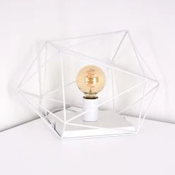 Hofstein Babol Tischleuchte Wei&szlig;, 1-flammig -Günstiges Tischlampen Geschäft babol tischleuchte h3319178 13