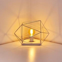 Hofstein Babol Tischleuchte Wei&szlig;, 1-flammig -Günstiges Tischlampen Geschäft babol tischleuchte h3319178 2